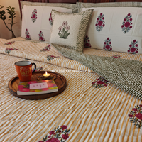 Noor Bagh Reversible Organic Mulmul Cotton Quilt