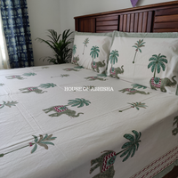 Rambagh Hand Block Premium Bedsheet Set