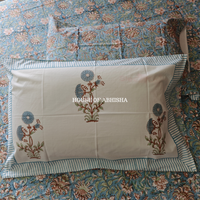 Utsav Hand Block Premium Bedsheet Set