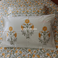 Guldasta Hand Block Premium Bedsheet Set