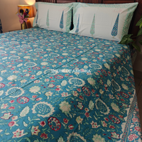 Mehfil Hand Block Premium Bedsheet Set