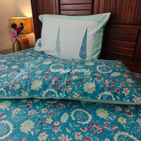 Mehfil Hand Block Premium Bedsheet Set