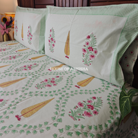 Rangbahar Hand Block Premium Bedsheet Set