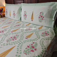 Rangbahar Hand Block Premium Bedsheet Set