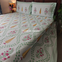 Rangbahar Hand Block Premium Bedsheet Set