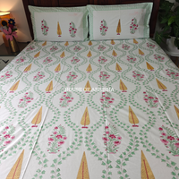 Rangbahar Hand Block Premium Bedsheet Set