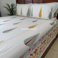 Madhuban Hand Block Premium Bedsheet Set