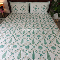 Lush Lore Hand Block Premium Bedsheet Set