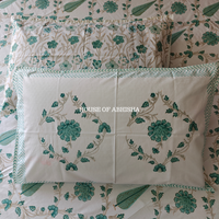 Lush Lore Hand Block Premium Bedsheet Set