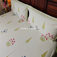 Gulzar Hand Block Premium Bedsheet Set