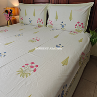 Gulzar Hand Block Premium Bedsheet Set