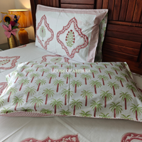 Rangoli Hand Block Premium Bedsheet Set