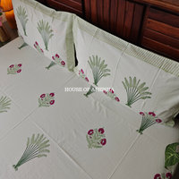 Miraaya Hand Block Premium Bedsheet Set