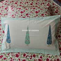 Bageecha Hand Block Premium Bedsheet Set