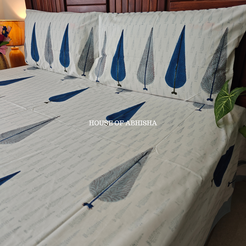 Royal Cyprus Hand Block Premium Bedsheet Set
