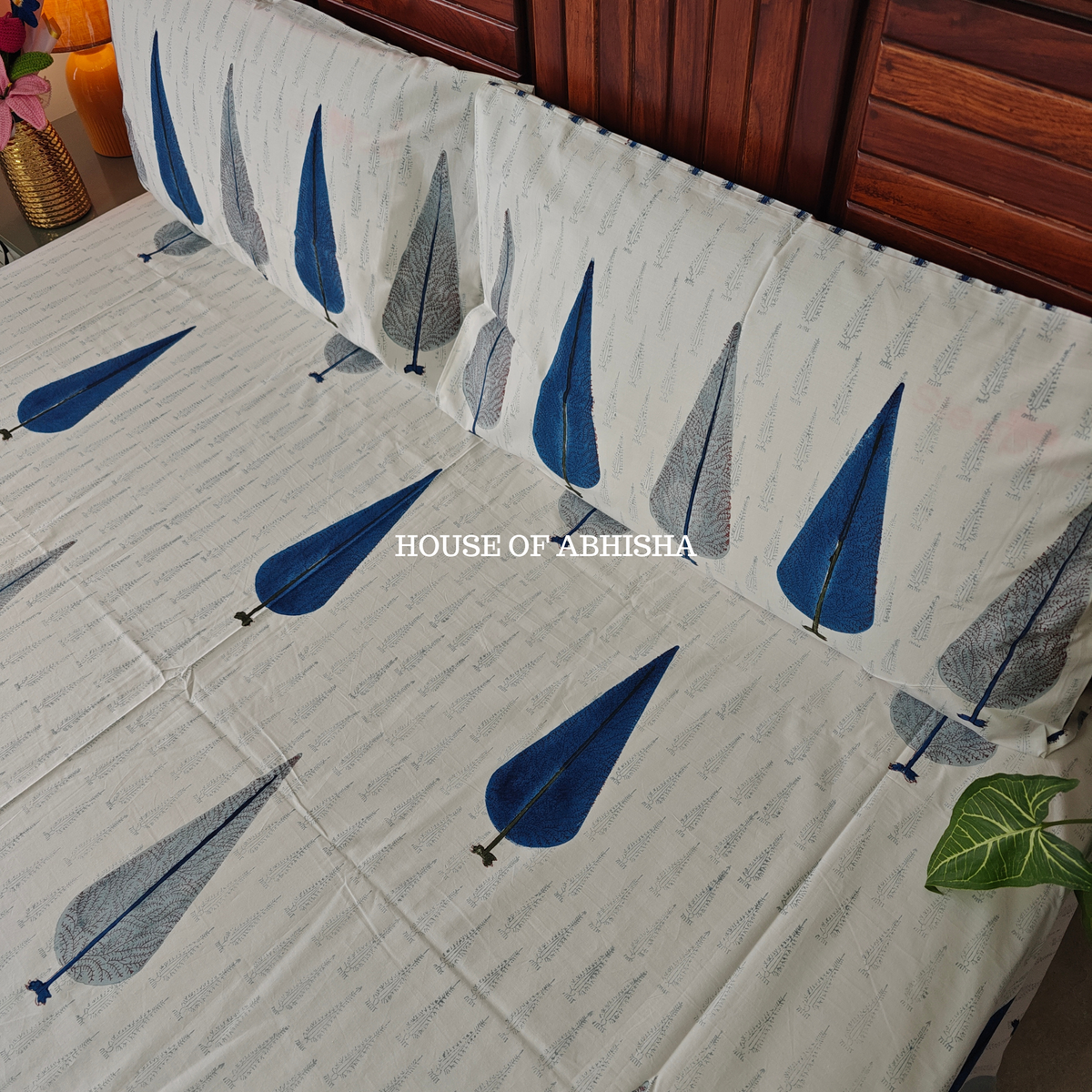 Royal Cyprus Hand Block Premium Bedsheet Set