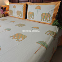 Royal Heritage Hand Block Premium Bedsheet Set