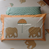 Royal Heritage Hand Block Premium Bedsheet Set