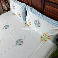 Riwaayat Hand Block Premium Bedsheet Set