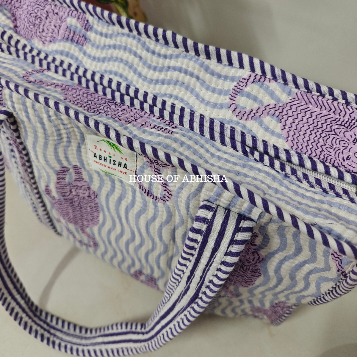Madhumalai Quilted Cotton Tote Bag