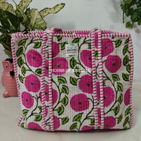Palmera Quilted Cotton Tote Bag