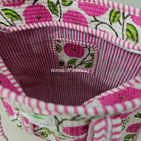 Palmera Quilted Cotton Tote Bag