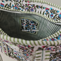 Wildflower Quilted Cotton Tote Bag