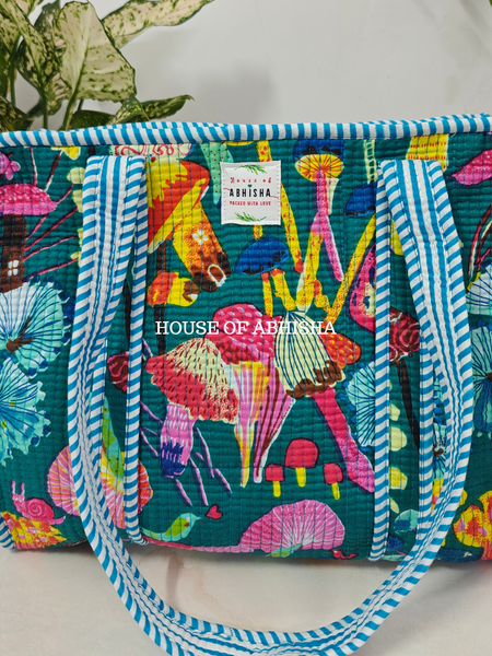 The Florist Quilted Cotton Tote Bag
