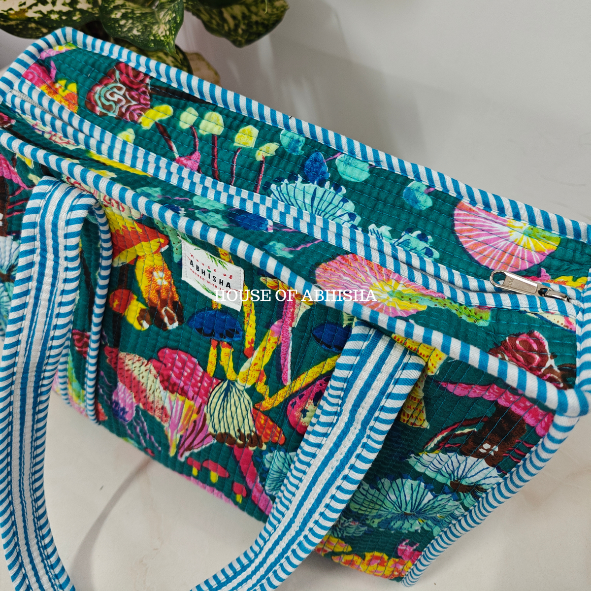 The Florist Quilted Cotton Tote Bag