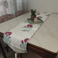 Aroha Handblock Printed Quilted Reversible Table Runner