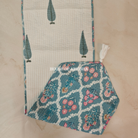 Handblock Printed Quilted Reversible Table Runner
