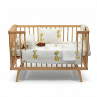 Wonderland Hand Block Printed Baby Bedding Set