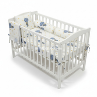 Starry Night Hand Block Printed Baby Bedding Set