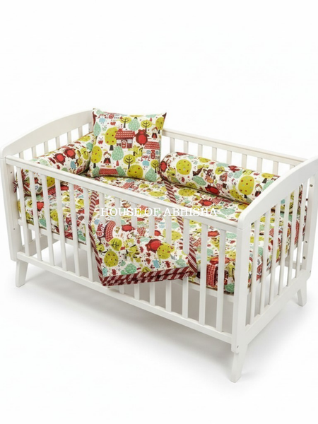Play Time Hand Block Printed Baby Bedding Set