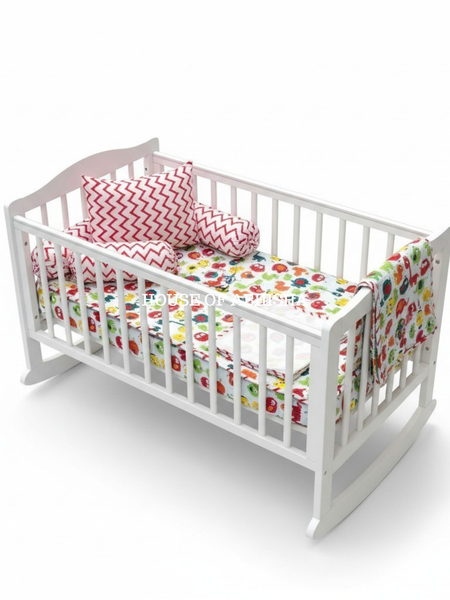 Jungle Dream Hand Block Printed Baby Bedding Set