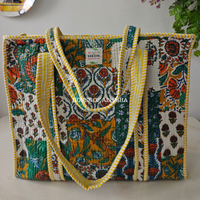 Patchwork Quilted Cotton Tote Bag