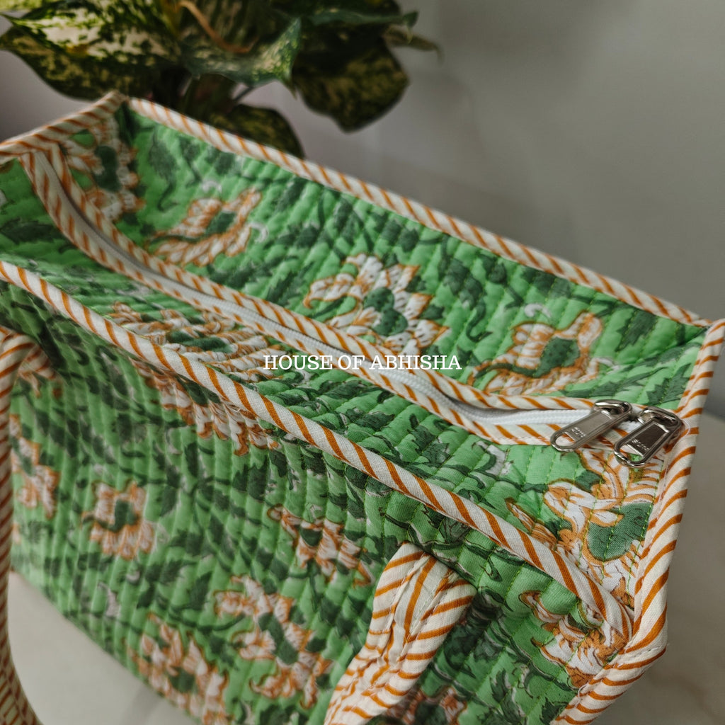 Bageecha Mini Quilted Cotton Tote Bag