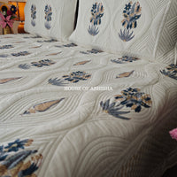 Parijaat Royal Embossed Quilted Bedcover