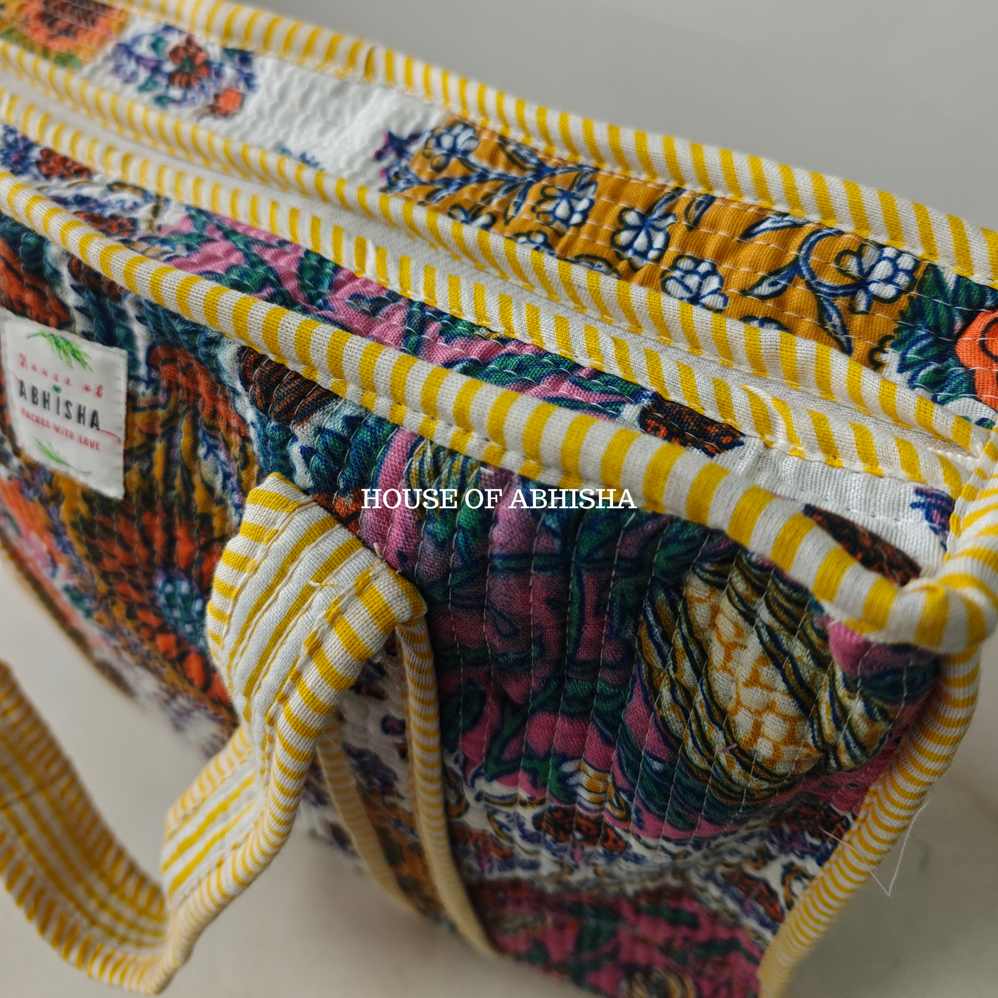 Zodiac Quilted Cotton Tote Bag