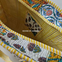 Patchwork Quilted Cotton Tote Bag