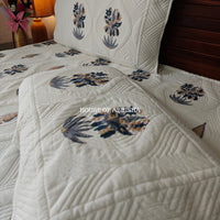 Parijaat Royal Embossed Quilted Bedcover