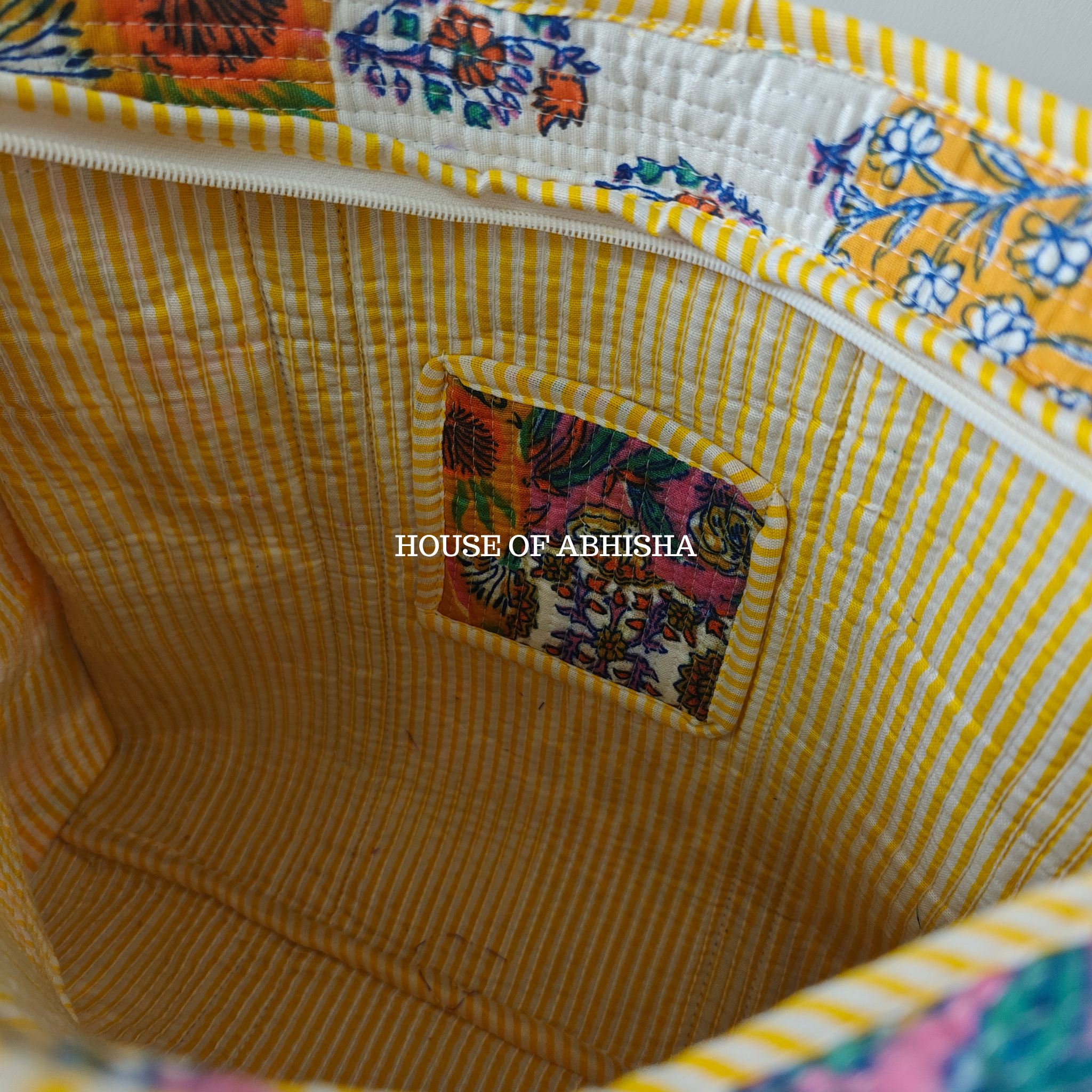 Zodiac Quilted Cotton Tote Bag