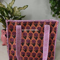 Musk Rose Mini Quilted Cotton Tote Bag
