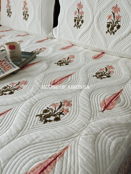 Tyohaar Royal Embossed Quilted Bedcover