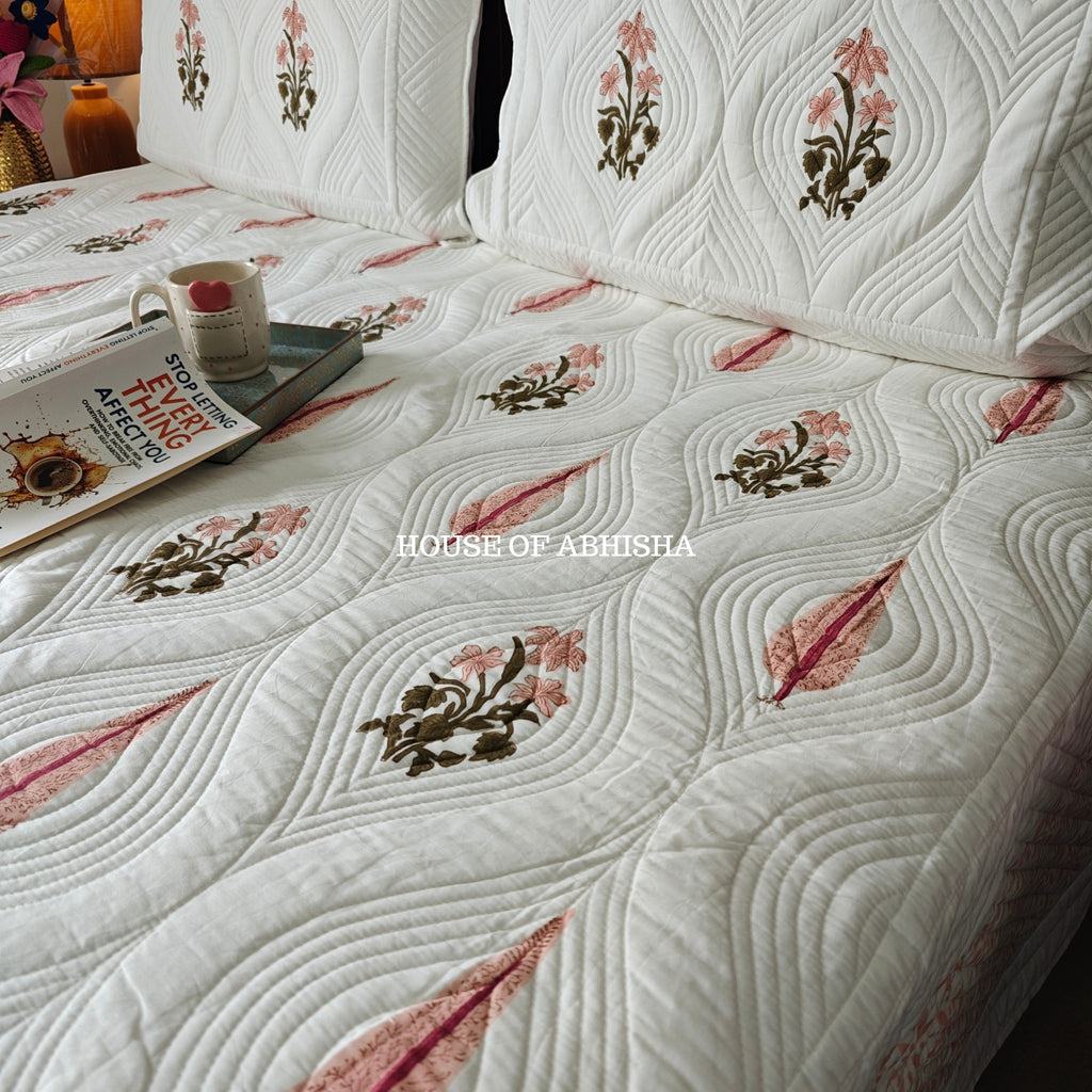 Tyohaar Royal Embossed Quilted Bedcover