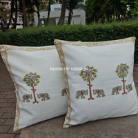 Hathi Palm Cushion Covers — Set of 2