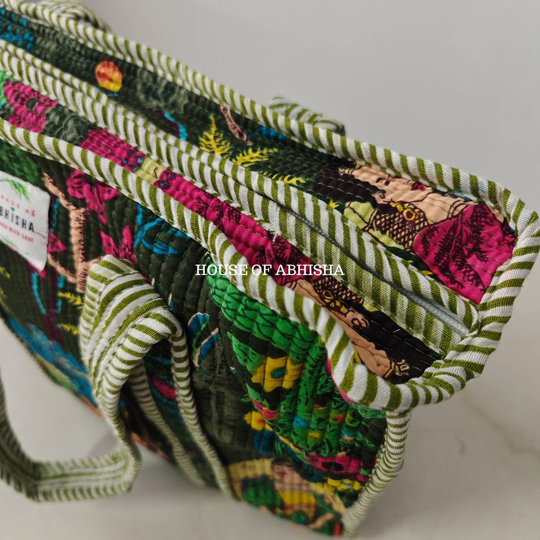 Tokyo Quilted Cotton Tote Bag