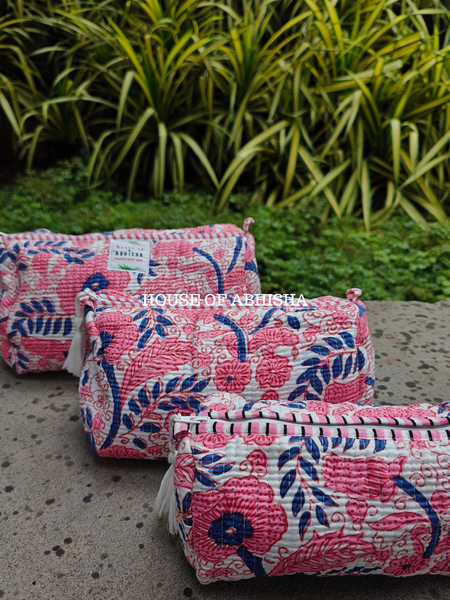 Lush Lore Quilted Utility Pouches - Set of 3