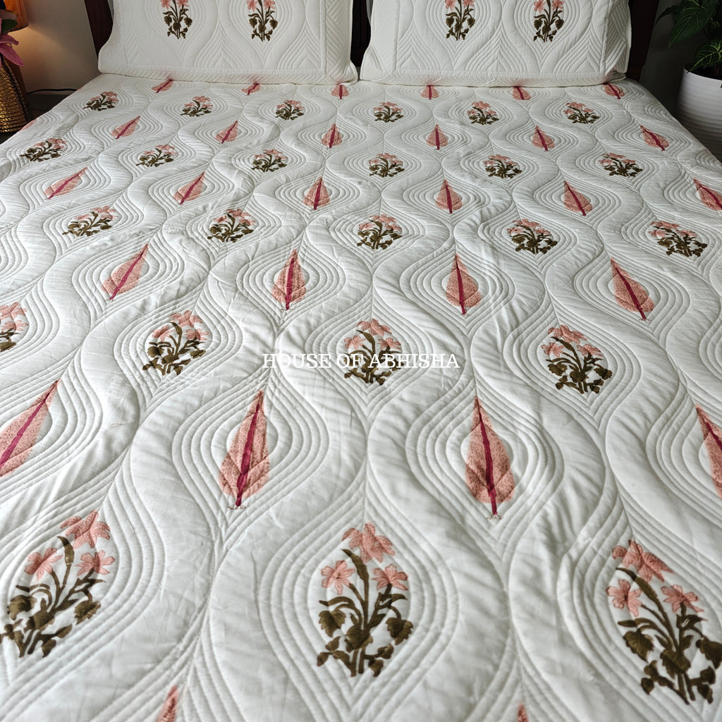 Tyohaar Royal Embossed Quilted Bedcover