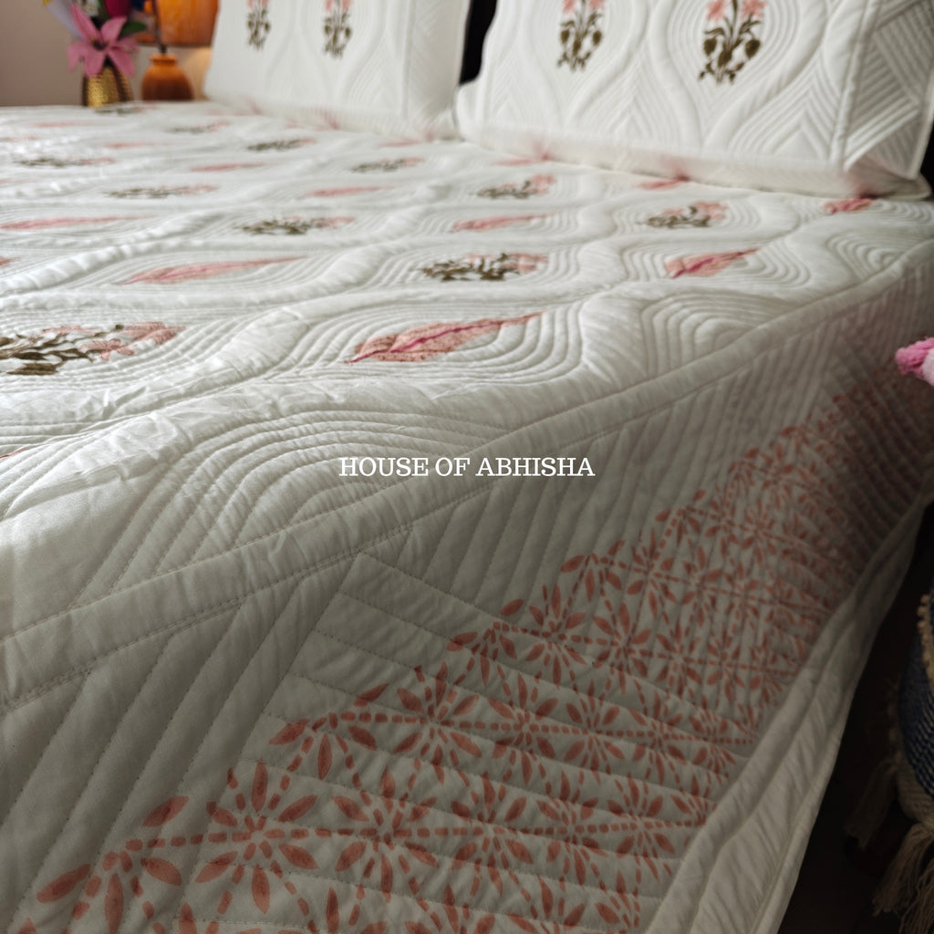 Tyohaar Royal Embossed Quilted Bedcover